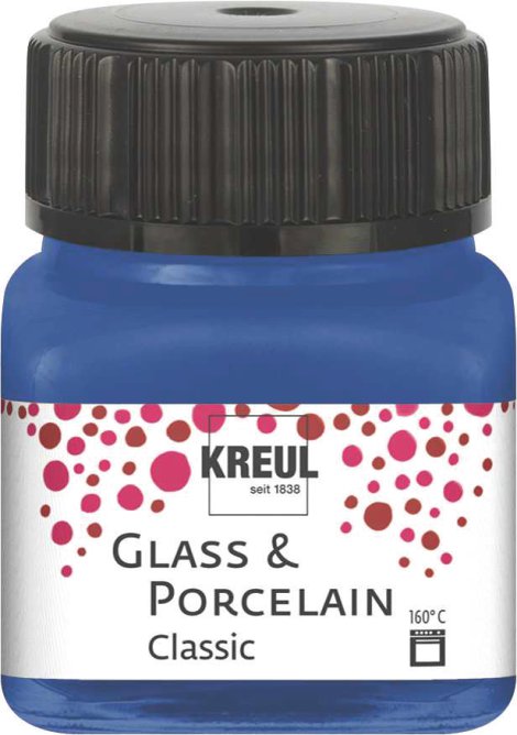 KREUL Malfarbe Glass & Porcelain Classic Kobaltblau 20 ml