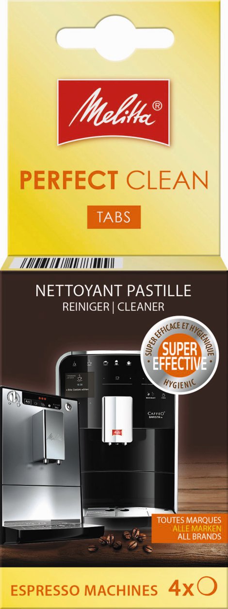 MELITTA Reinigungstablette Perfect Clean für Kaffeevollautomaten 4x1,8 g