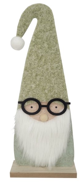 Dekofigur Wichtel mit Brille