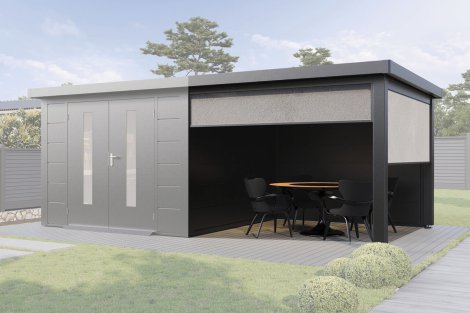 WOLFF FINNHAUS Sonnenrollo Anthrazit 24