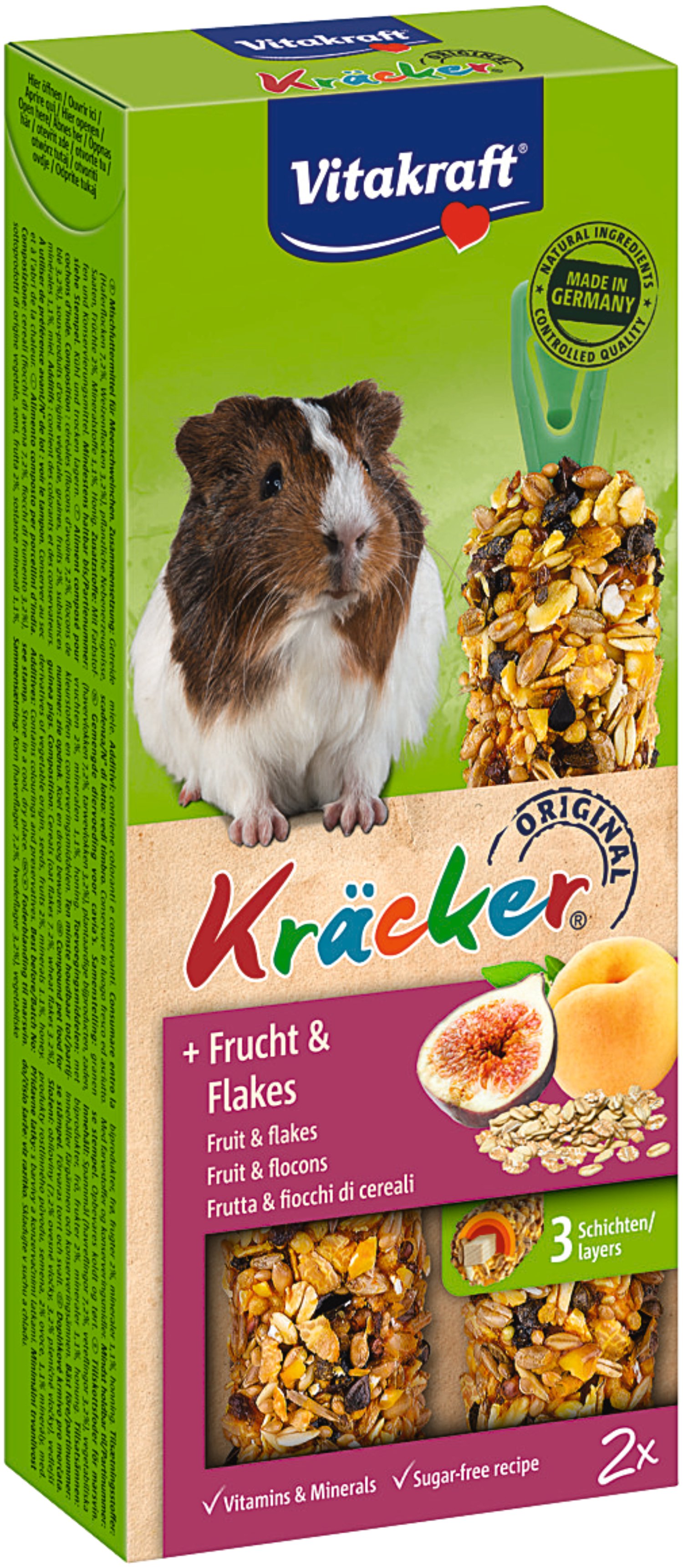 VITAKRAFT Gemüse Kräcker Meerschweinchen 2er-Pack