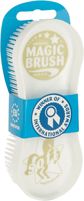 MagicBrush Soft Pflege- und Schmusebürste, weiß