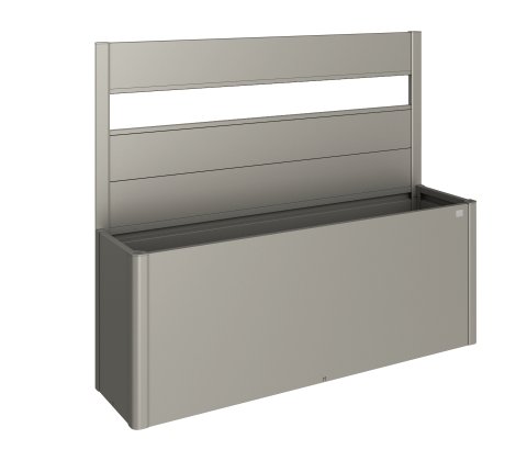 BIOHORT Sichtschutz für Belvedere 200 mit Acrylglas, Quarzgrau-Metallic