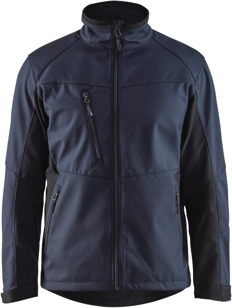 BLÅKLÄDER Softshell Jacke dunkel-marine/schwarz L