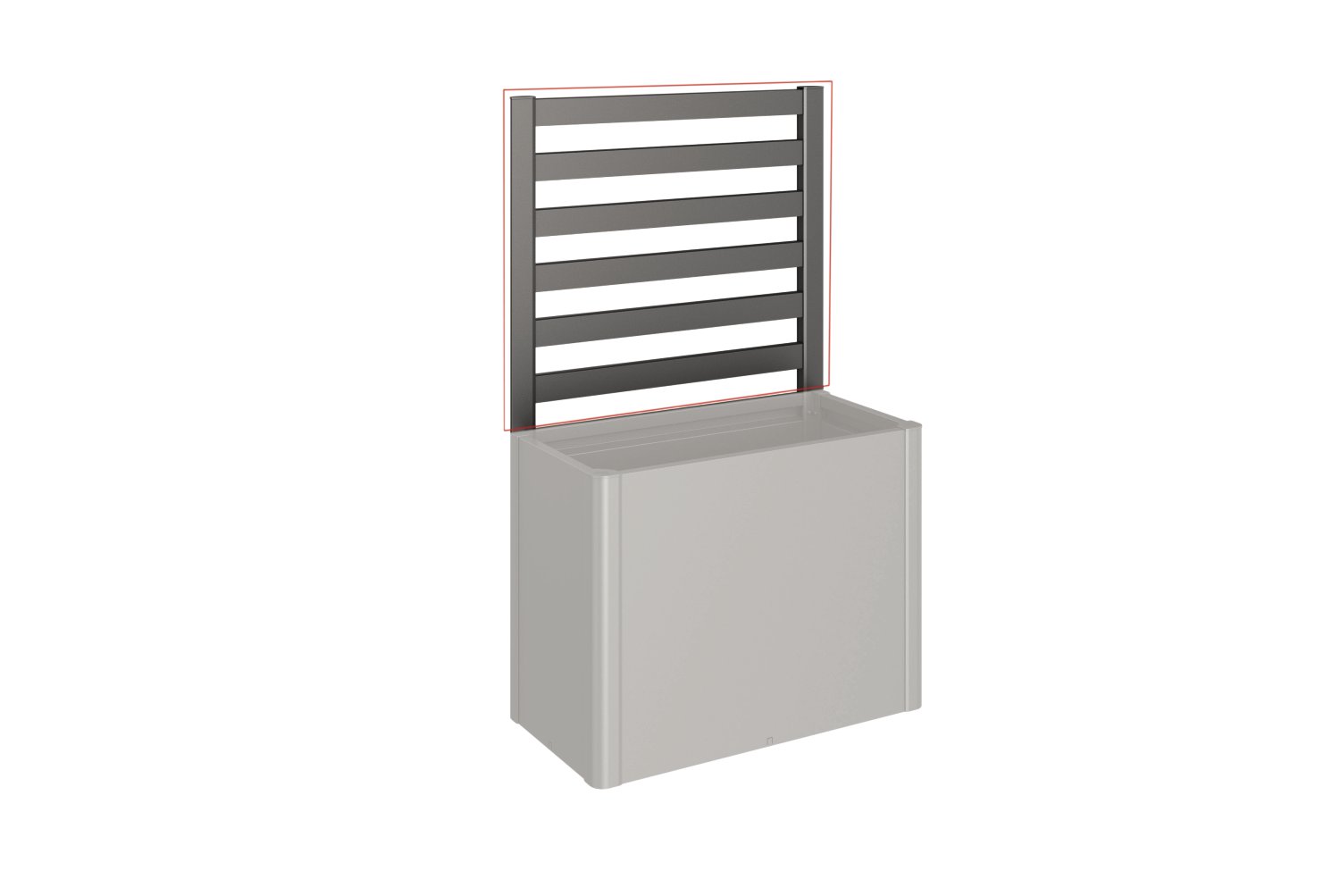 BIOHORT Rankgitter für Seite, dunkelgrau-metallic