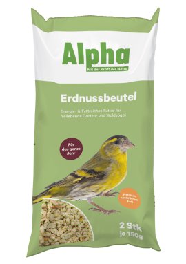 ALPHA Erdnussbeutel 2x150 g