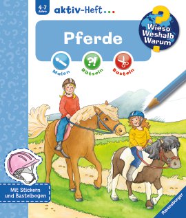 RAVENSBURGER Aktivheft Pferde