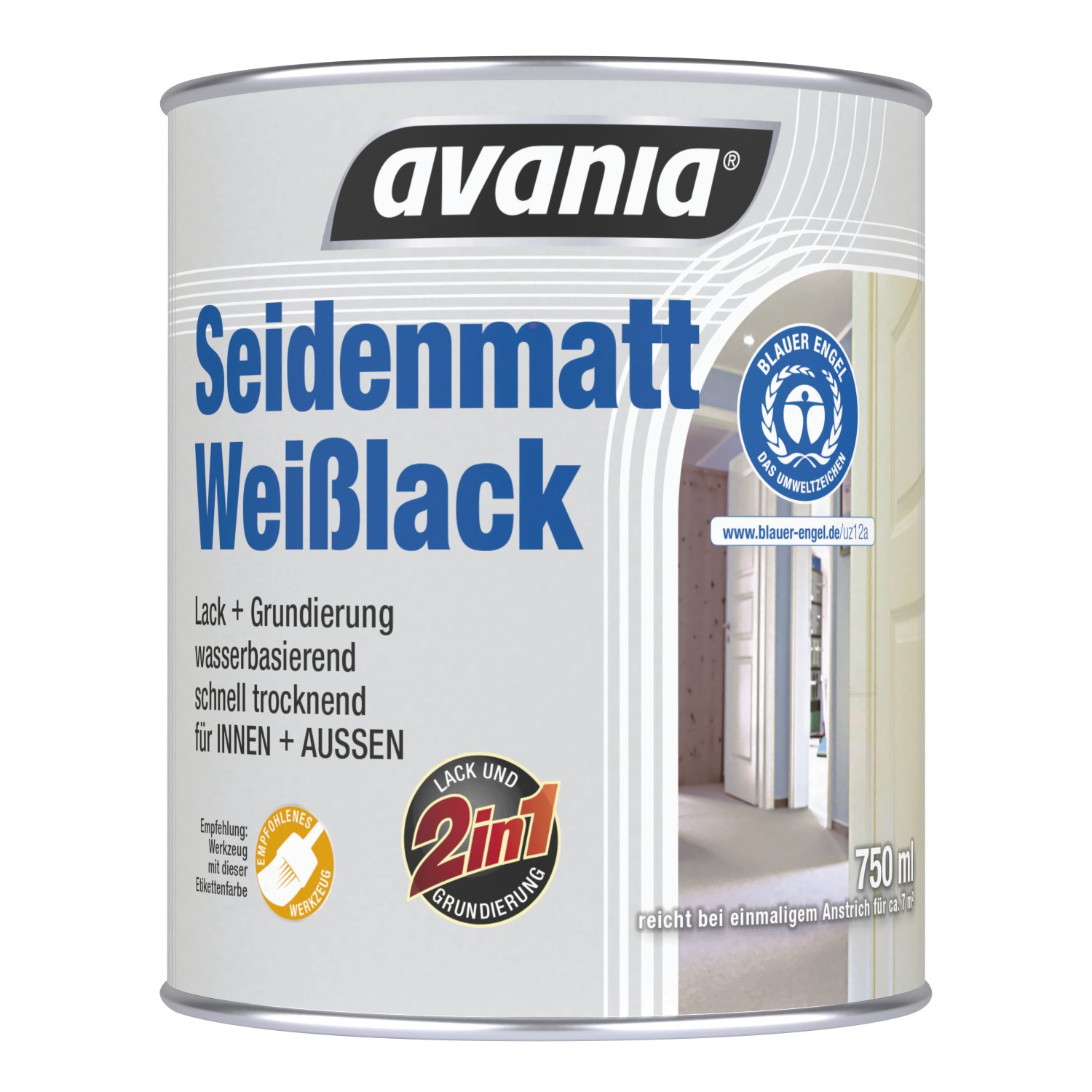 AVANIA Weißlack Seidenmatt