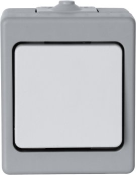 KOPP AP-FR Aus-/Wechselschalter Standard Grau