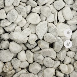CASAFINO Marmorkiesel weiß 40-60 mm 25 kg
