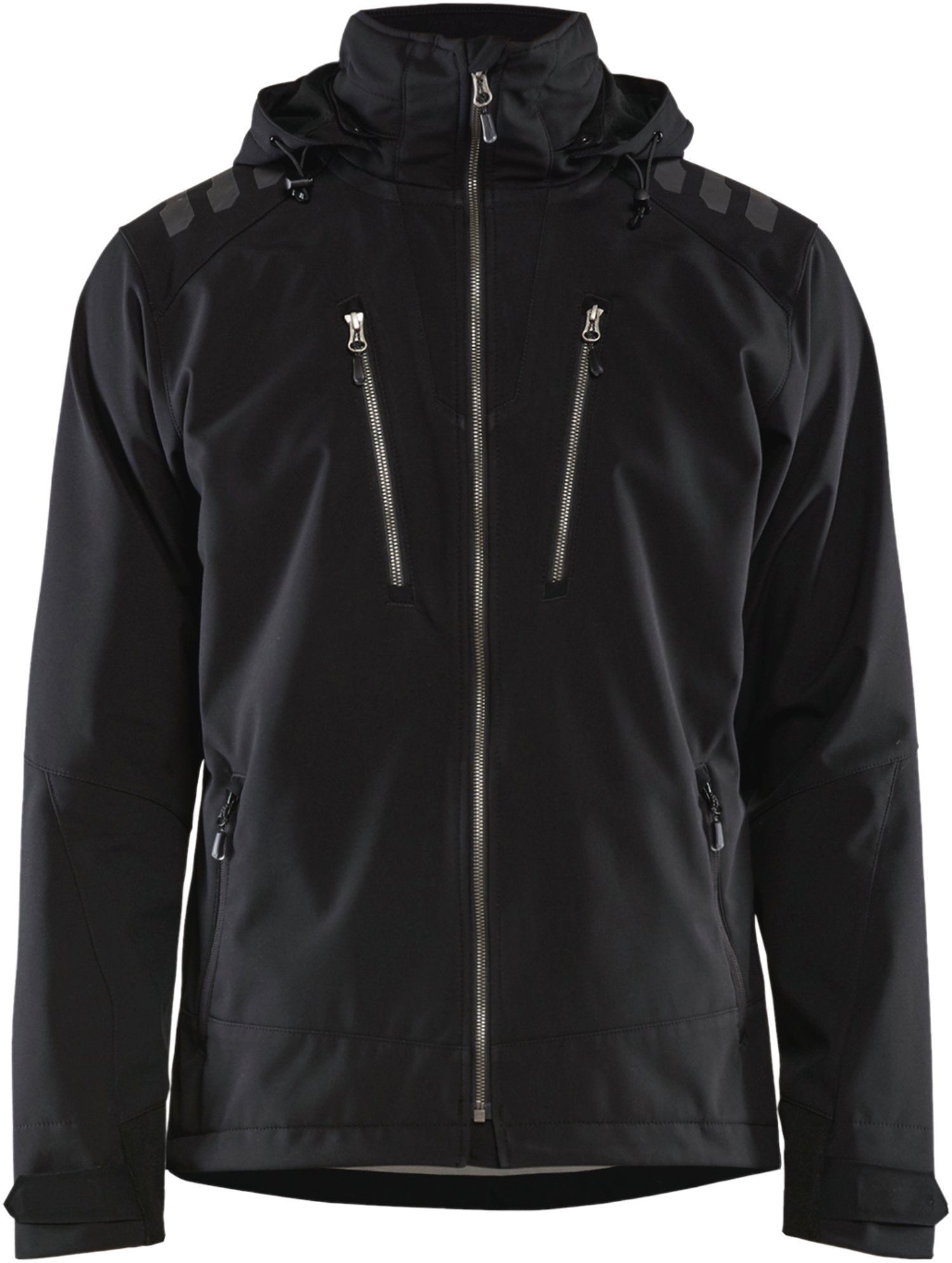 BLÅKLÄDER Softshell Jacke schwarz