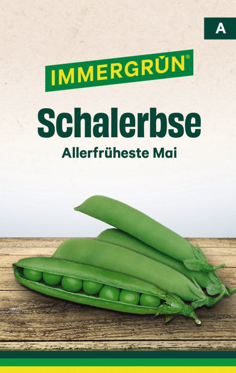 IMMERGRÜN Tütensamen Schalerbse Allerfrüheste Mai