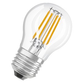 OSRAM LED-Tropfen STAR RF60 E27 Filament 6W, Warmweiß