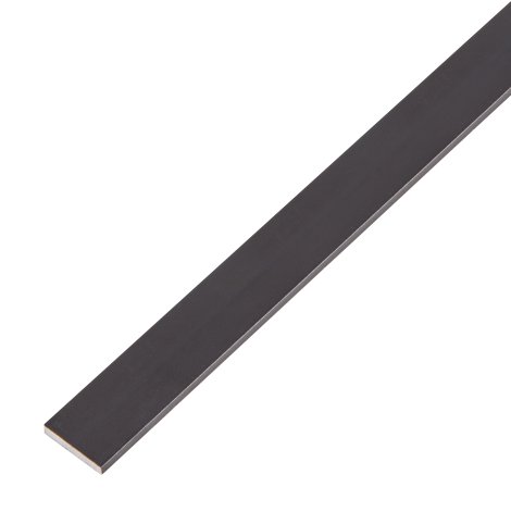 ALBERTS Flachstange Aluminium Schwarz eloxiert 2 m, 15x2 mm