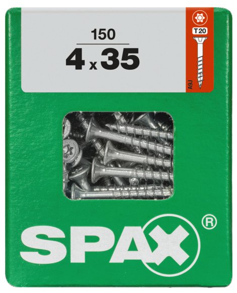 Vis Spax Tête plate Pozi 4.5X45 WIROX-200 pièces | Leroy Merlin