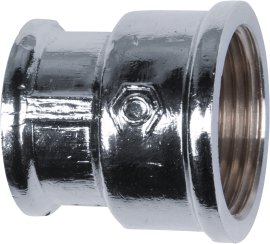 CORNAT Reduziermuffe mit Außengewinde 1/2" IG, 3/8" IG, verchromt