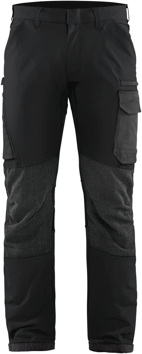 BLÅKLÄDER Service Arbeitshose 4-Wege-Stretch Schwarz/Dunkelgrau C50