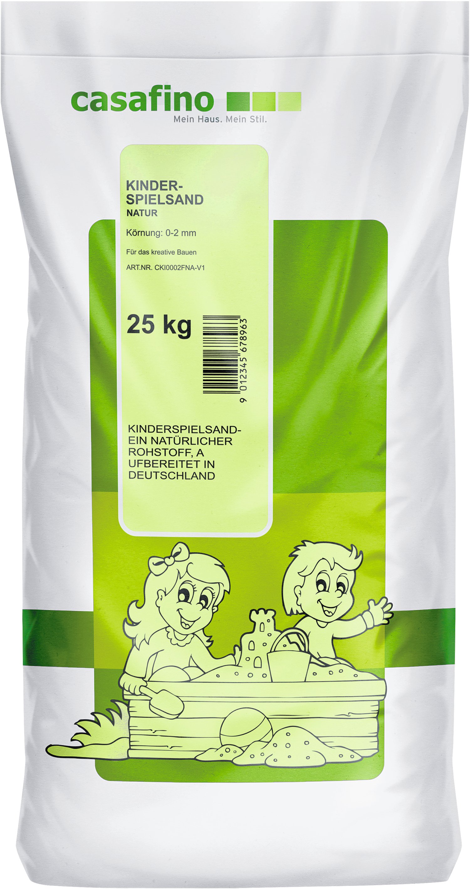 CASAFINO Kinderspielsand natur 25 kg