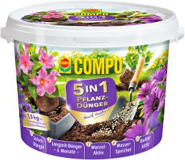 COMPO® 5 in 1 Pflanzendünger und mehr 1,5 kg