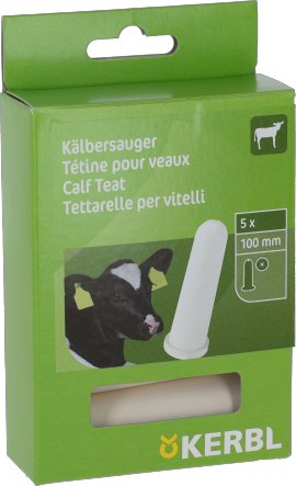 Kälbersauger 100 mm, Weiß 1 Pkg./5 Stk.