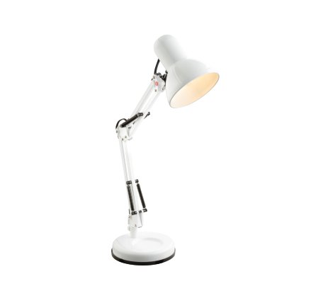 GLOBO Tischleuchte Famous Weiß E27 W40 40x15x59 cm (LxBxH)