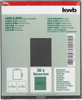 KWB Schleifbogen wasserfest K400, 1 Stk.