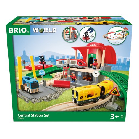 BRIO Großes City Bahnhof-Set