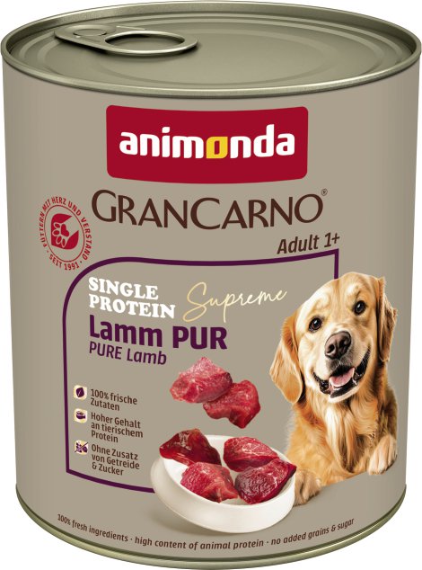 ANIMONDA Hundenassfutter GranCarno Single Protein Lamm Pur 800 g