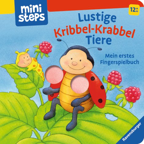 RAVENSBURGER Mini Steps Buch Lustige Kribbel-Krabbel Tiere