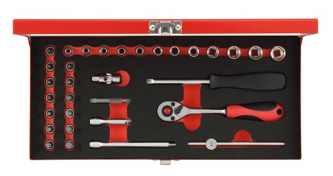 GEDORE Steckschlüssel-Satz Schwarz 4-13 mm 32-tlg.