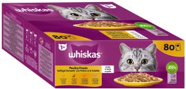 WHISKAS® Geflügel Auswahl Adult 1+, 80-er