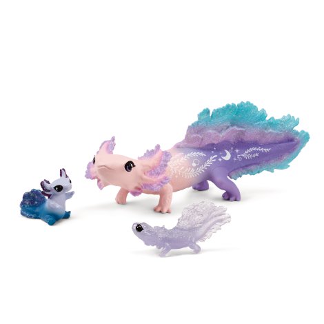 SCHLEICH Set Axolotl Discovery