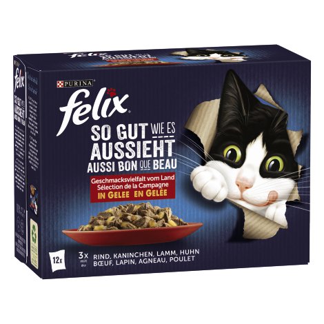 FELIX® Geschmacksvielfalt vom Land in Gelee 12x85 g