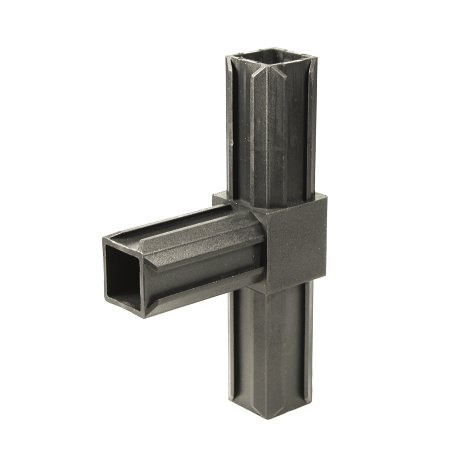 ALBERTS XD-Rohrverbinder T-Stück Schwarz 20x20 mm