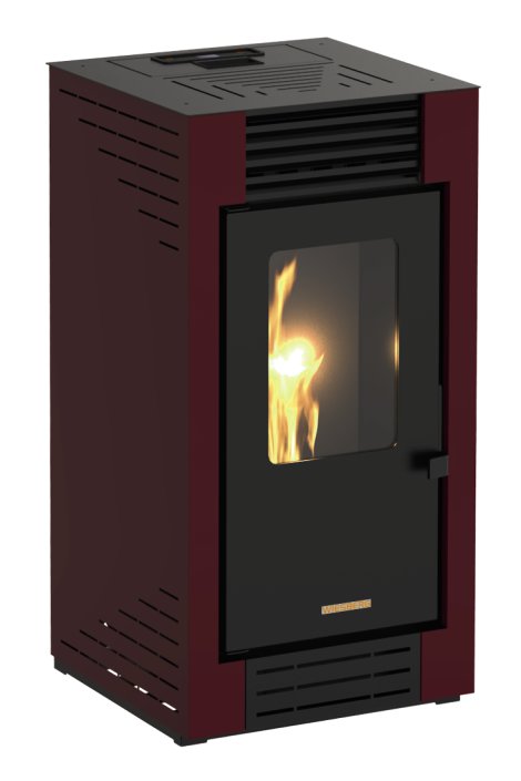 BLAZE Pelletofen Poly bordeaux