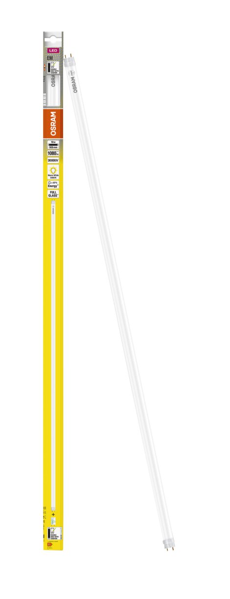 LEDVANCE LED-Leuchte Tube T8 EM Warmweiß 10W L 90 cm