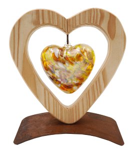 Herz Jiri mit Glasherz 21x19 cm