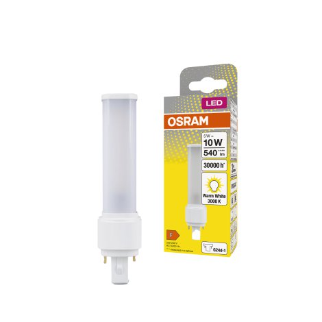 OSRAM LED-Lampe Dulux D10 G24D-1 EM 830/5W