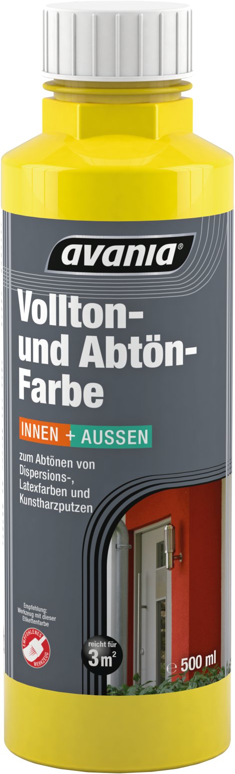 AVANIA Voll- und Abtönfarbe Gelb 500 ml