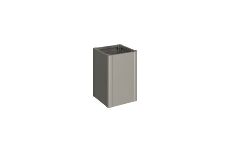 BIOHORT Pflanzbeet Belvedere Maxi 50, Quarzgrau-Metallic