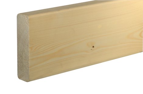 FN Neuhofer Rahmenholz Fichte/Kiefer gerundet 2400x145x40 mm