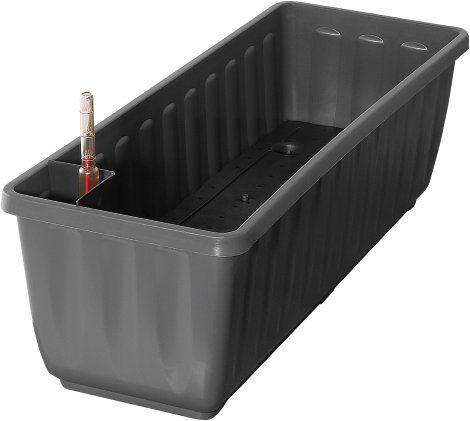 GELI Blumenkasten Aqua Flor Anthrazit 60 cm