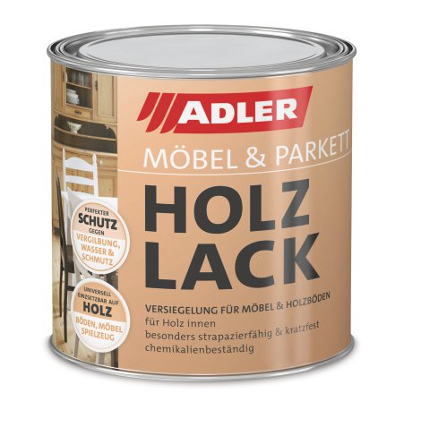 ADLER Möbel- und Parkettholzlack Glänzend 750 ml