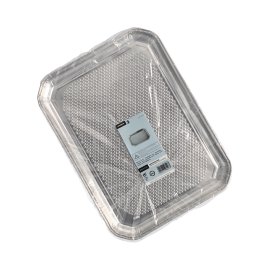 Servierplatte Aluminium, eckig