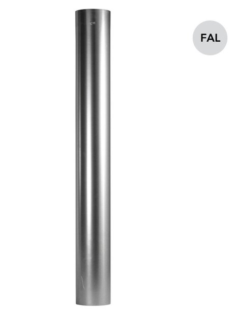 BERTRAMS Rauchrohr feueraluminiert ø 130 mm 100 cm