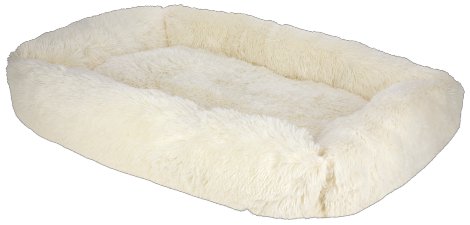 Kuschelbett Fluffy Creme 100x70 cm