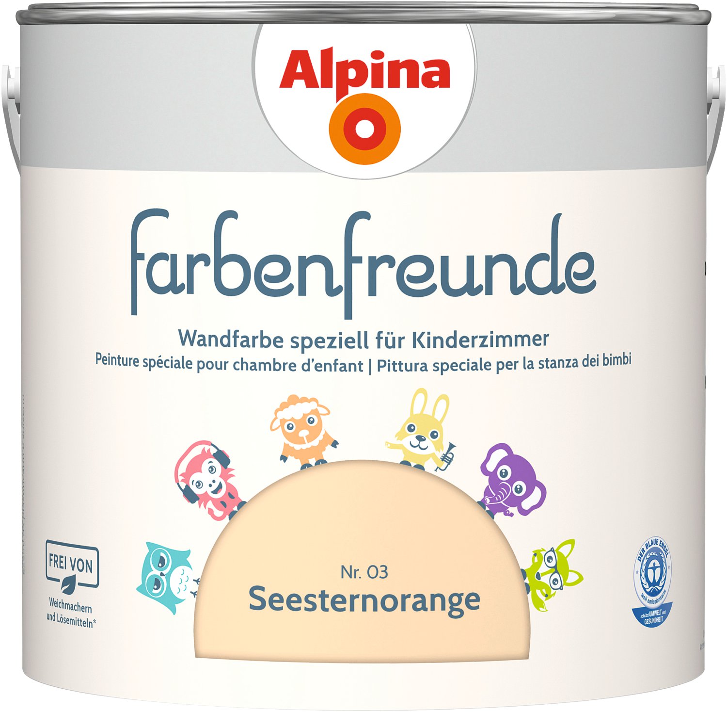 ALPINA Farbenfreunde Seest-Orange 2,5 l