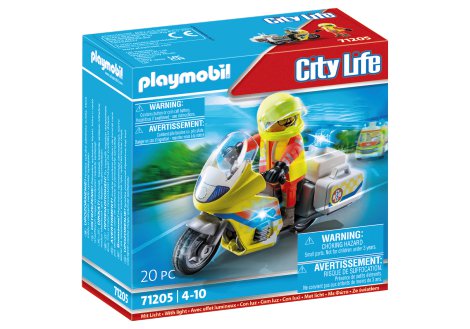 PLAYMOBIL® Notarzt-Motorras