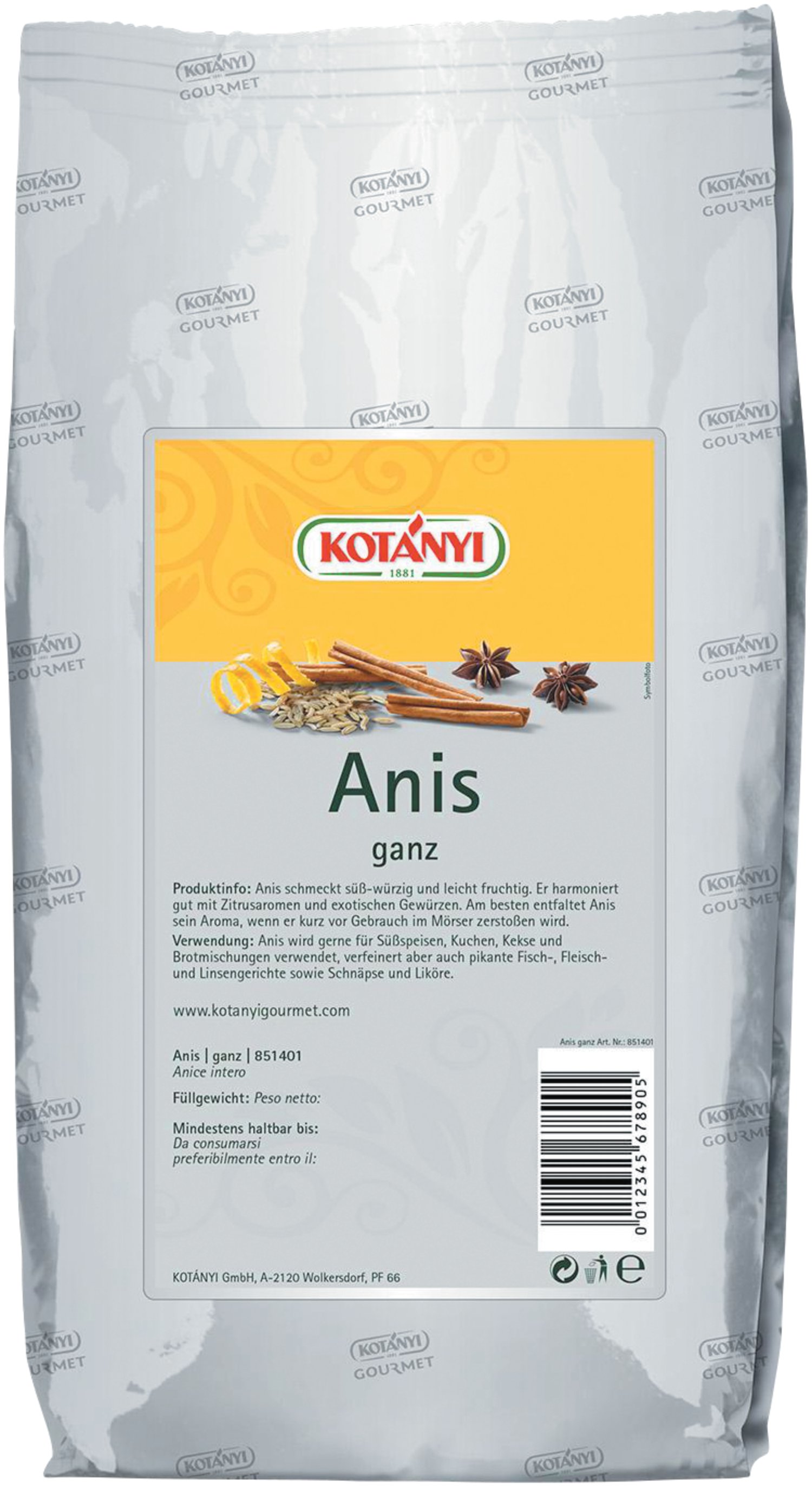 KOTÁNYI Anis ganz 1 kg