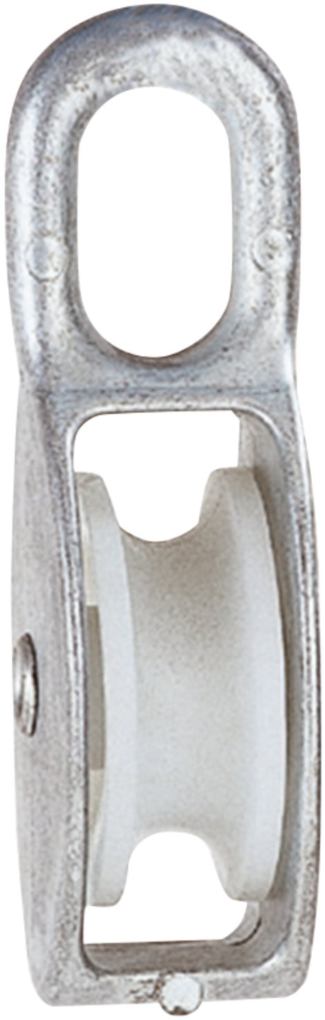 Blockseilrolle einrollig mit Öse 25 mm